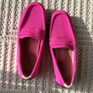 Rothy's Vibrant Pink Loafers
